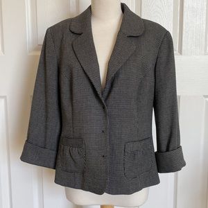 WHBM Houndstooth Jacket size 14